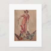 Roze fairy briefkaart (Voorkant)