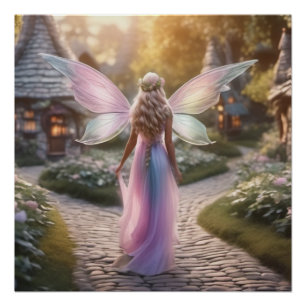 Roze fairy perfect poster