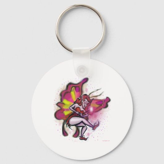 Roze fairy sleutelhanger (Voorkant)