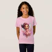 Roze fairy t-shirt (Voorkant volledig)