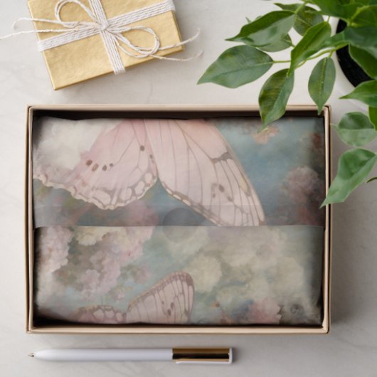 Roze fairy tissuepapier (Geschenk)