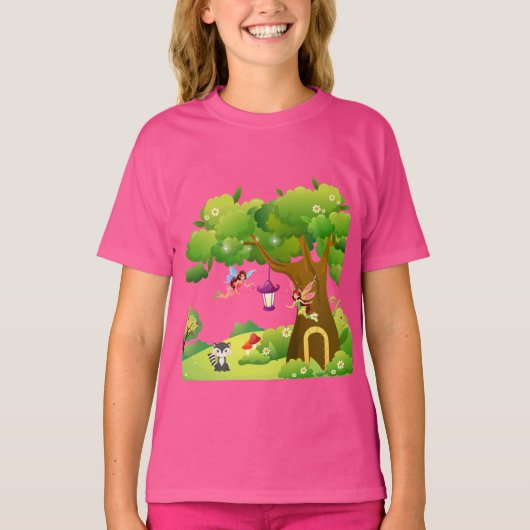 Roze Fairytopia T-shirt (Voorkant)