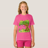 Roze Fairytopia T-shirt (Voorkant volledig)
