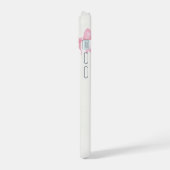 Roze Faith Over Fear iPhone hoesje 15 Case (Linkerkant)