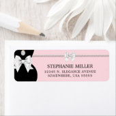 Roze Fancy Etnische Prinses Tiffany Retouradres Etiket (Insitu)