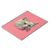 Roze  Fancy Kat Spiral Foto Notitieboek (Linkerzijde)