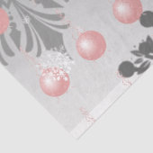 Roze Fancy kerstboompapier Tissuepapier (Detail)