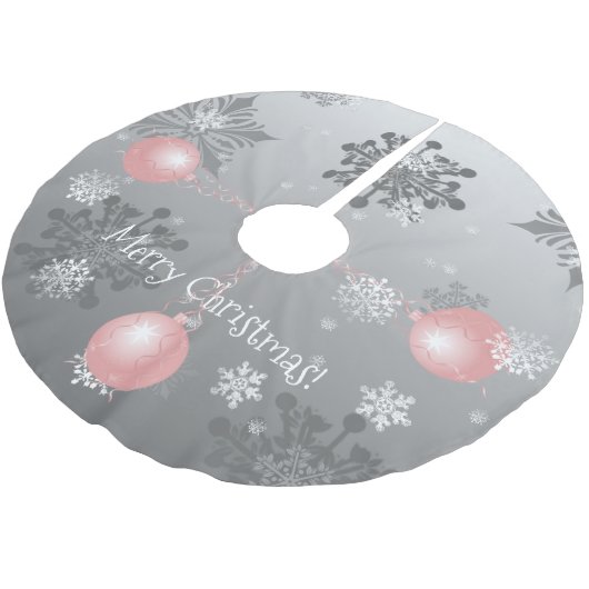 Roze Fancy kerstboomrok Kerstboom Rok (Gekanteld)