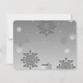 Roze Fancy kerstfeestdag fotokaart Feestdagenkaart (Achterkant)