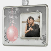 Roze Fancy kerstomhuld Ornament (Links)