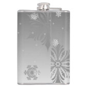 Roze Fancy kerstsierfles Heupfles (Achterkant)