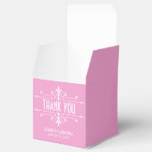 Roze Fancy sierdozen Bedankdoosjes (Geopend)