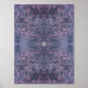 Roze Fancy Sparkle Zilveren Folie Print