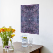 Roze Fancy Sparkle Zilveren Folie Print (Laag (Keuken))