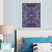 Roze Fancy Sparkle Zilveren Folie Print (Insitu (Slaapkamer))