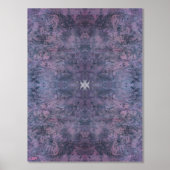 Roze Fancy Sparkle Zilveren Folie Print (Voorkant)