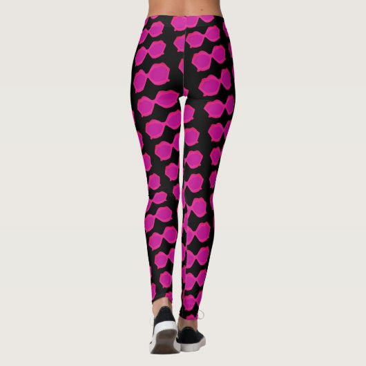 Roze Fancy zonnebril Leggings (Achterkant)