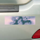 Roze fantasie bumpersticker (Op auto)