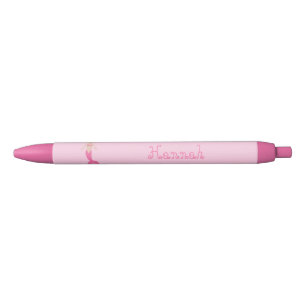 Roze Fantasie Zeemeermin Aangepaste Naam Blauwe Inkt Pen