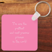  Roze Fantasie Zeemeermin Aangepaste Naam Sleutelhanger (Achterkant)