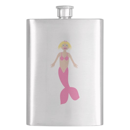 roze fantasie zeemeermin flacon (Voorkant)