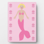 roze fantasie zeemeermin fotoplaat (voorkant)