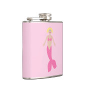 roze fantasie zeemeermin heupfles (Rechts)