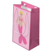 roze fantasie zeemeermin klein cadeauzakje (Achterkant Gekanteld)