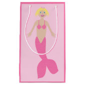 roze fantasie zeemeermin klein cadeauzakje (Voorkant)