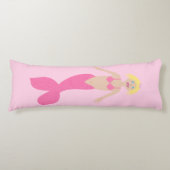 roze fantasie zeemeermin lichaamskussen (Voorkant)