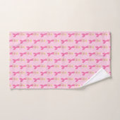  roze fantasie zeemeermin patroon bad handdoek (Handdoek)