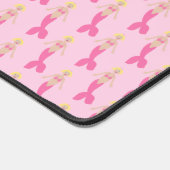 roze fantasie zeemeermin patroon bureaumat (Hoek)