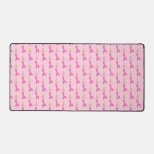  roze fantasie zeemeermin patroon bureaumat