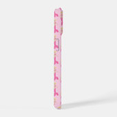 roze fantasie zeemeermin patroon iPhone 15 case (Rechterkant)