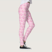  roze fantasie zeemeermin patroon leggings (Rechts)
