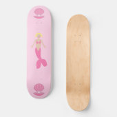 roze fantasie zeemeermin persoonlijk skateboard (Voorkant)