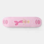 roze fantasie zeemeermin persoonlijk skateboard (Horizontaal)