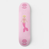 roze fantasie zeemeermin persoonlijk skateboard (Voorkant)