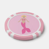 roze fantasie zeemeermin poker chips (Enkel)