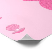 roze fantasie zeemeermin poster (Hoek)