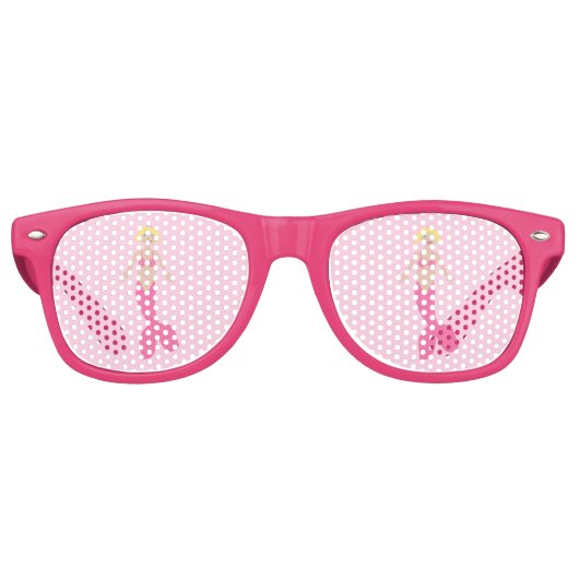  roze fantasie zeemeermin retro zonnebril (Voorkant)