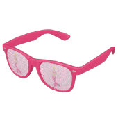  roze fantasie zeemeermin retro zonnebril (Gekanteld)