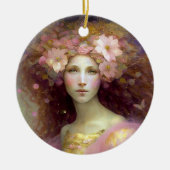 Roze Fantasy Art Keramisch Ornament (Voorkant)