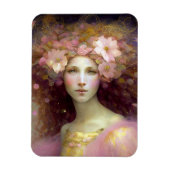 Roze Fantasy Art Magneet (Verticaal)