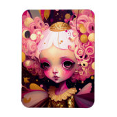 Roze Fantasy Art Magneet (Verticaal)