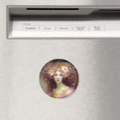 Roze Fantasy Art Magneet (Insitu (Vaatwasser))