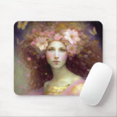 Roze Fantasy Art Muismat (Met muis)