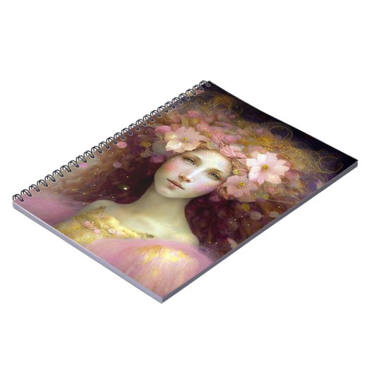 Roze Fantasy Art Notitieboek (Linkerzijde)