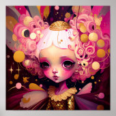 Roze Fantasy Art Poster (Voorkant)