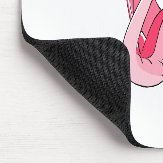  roze fantasy Dragon Muismat (Hoek)